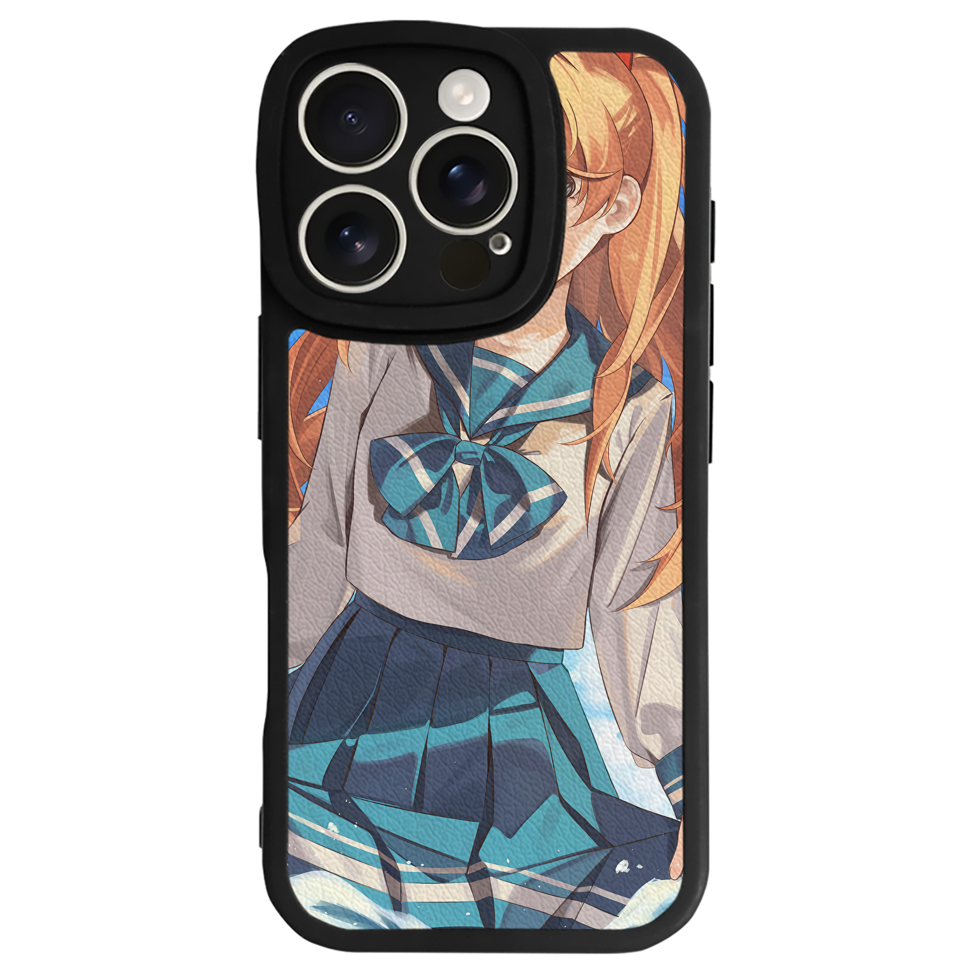 （画像用） EVA 新世紀エヴァンゲリオン 【iPhone 16シリーズ対応】シリコンスマホケース（レザー調） 材質：シリコン